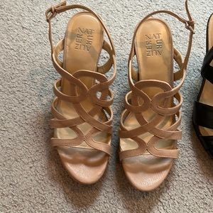 Naturalizer nude heel sandals